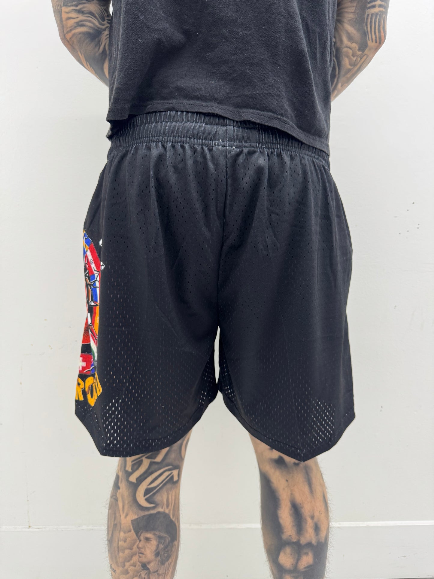 CHAMPION MESH SHORTS BLACK