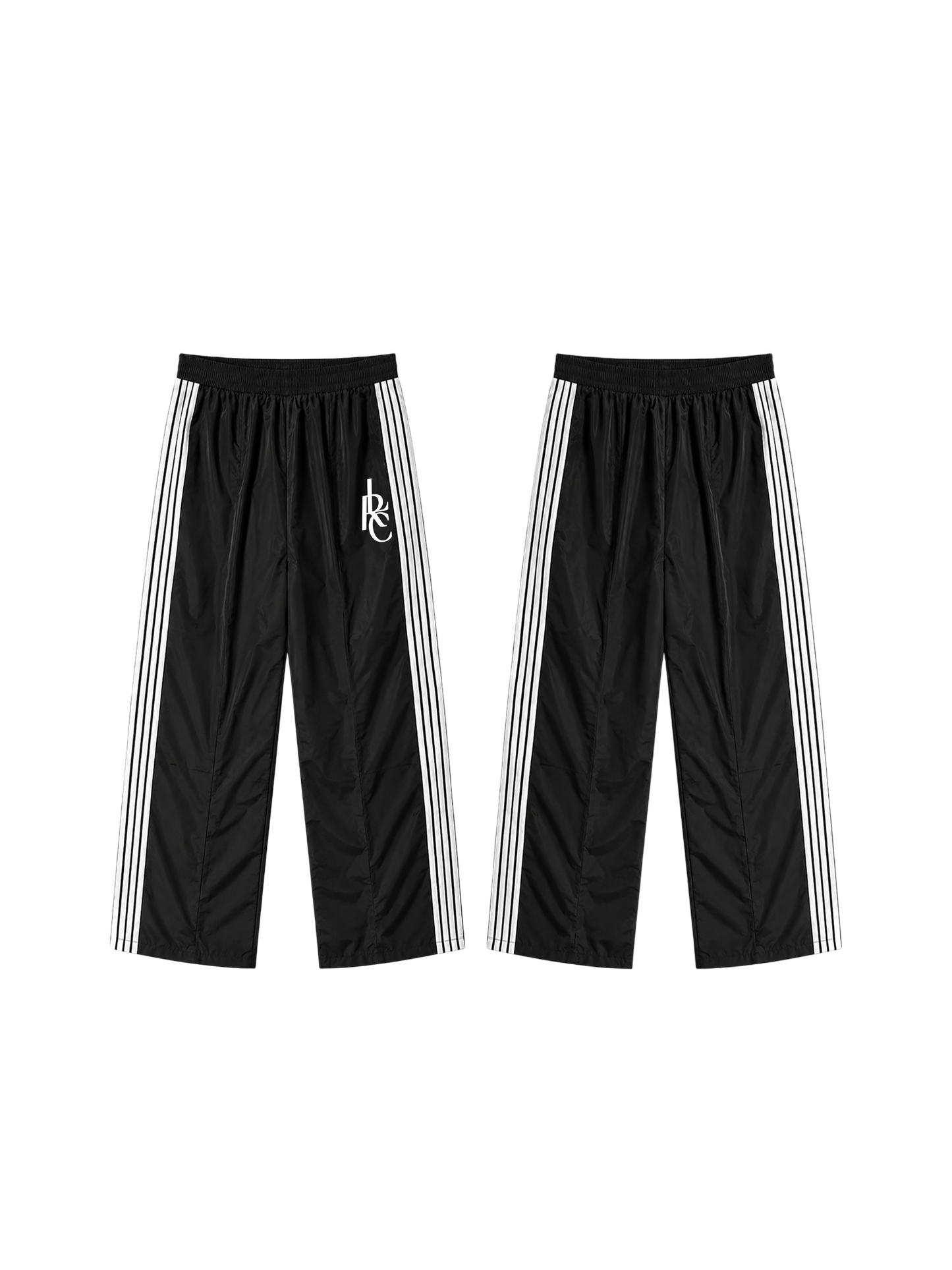 STRIPPED LRC NYLON PANTS