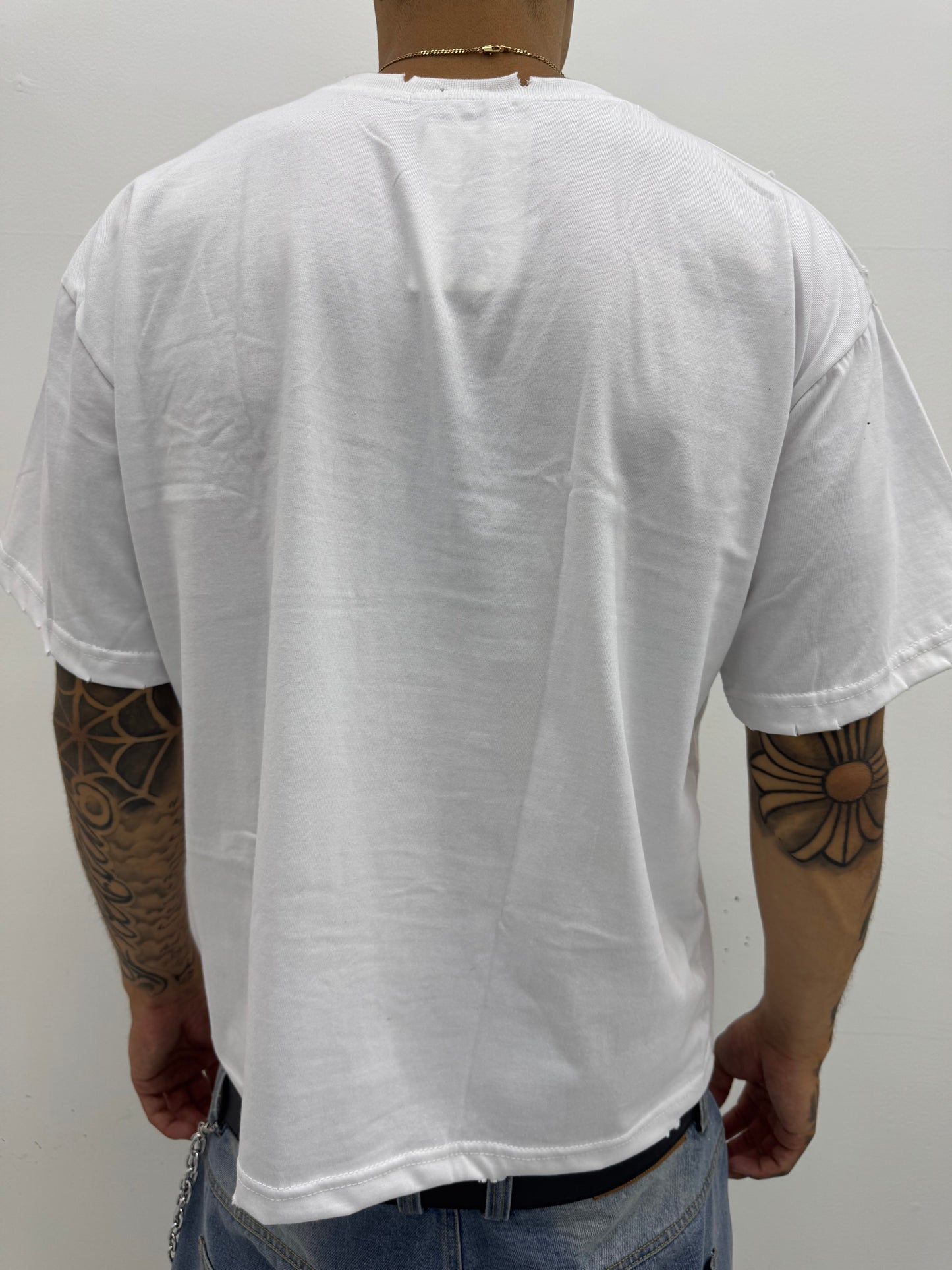 LRC STACKED LOGO T-SHIRT WHITE