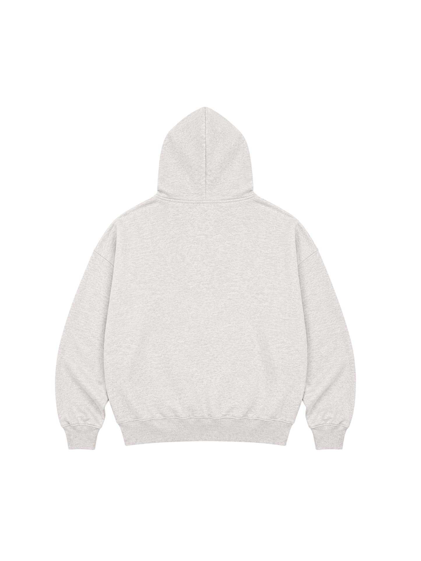 CURSIVE LOGO PULL OVER GREY HOODIE