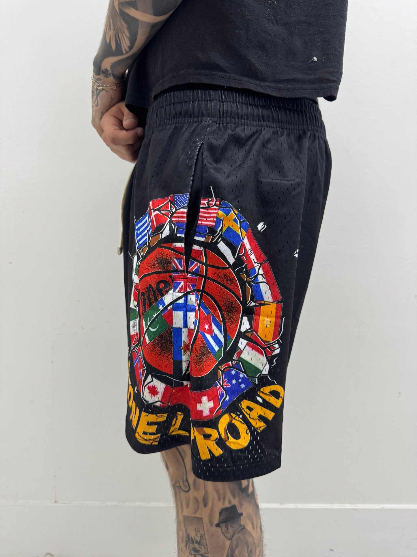 CHAMPION MESH SHORTS BLACK