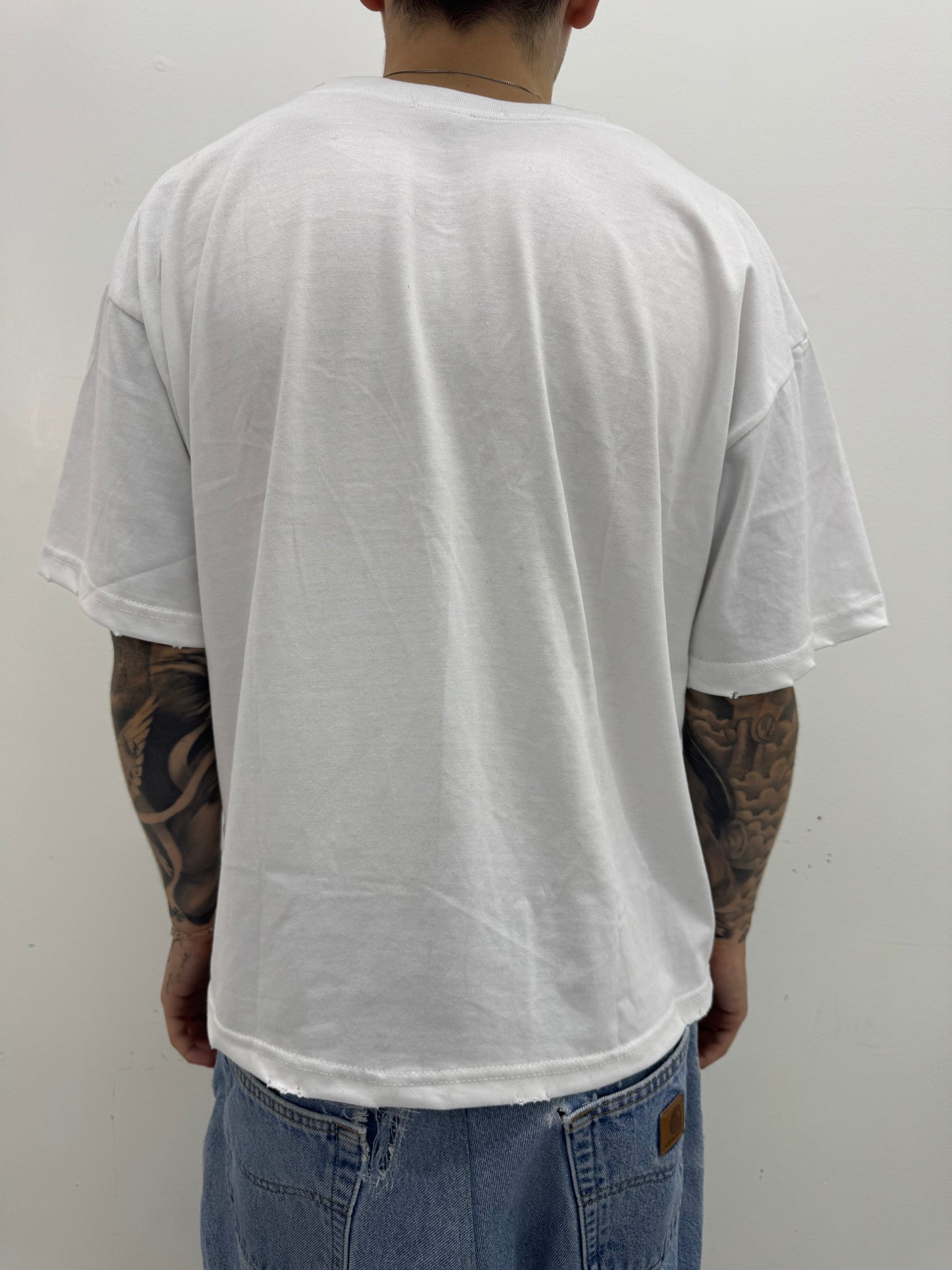 FADED BEAUTY T-SHIRT WHITE