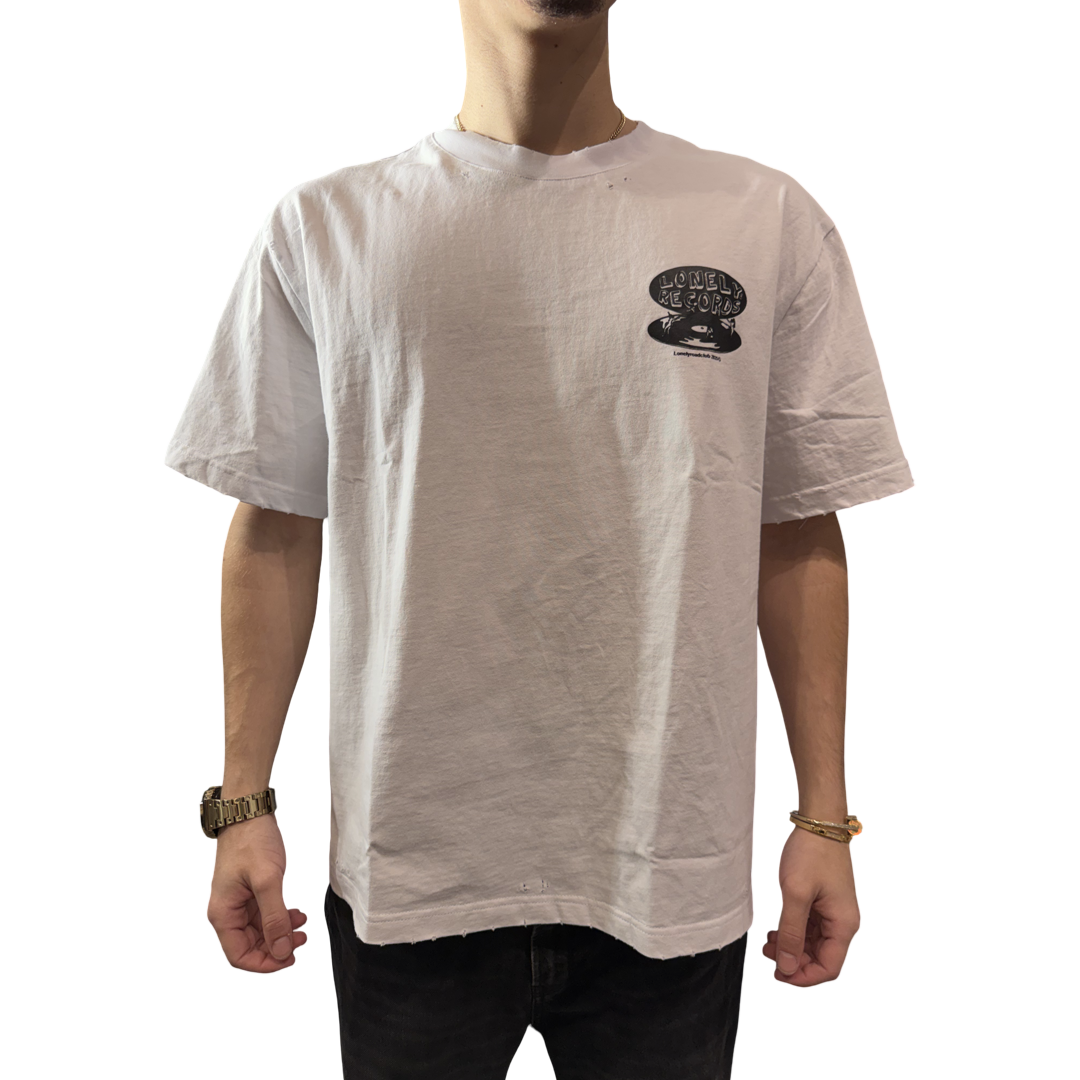 LONELY RECORDS T-SHIRT WHITE