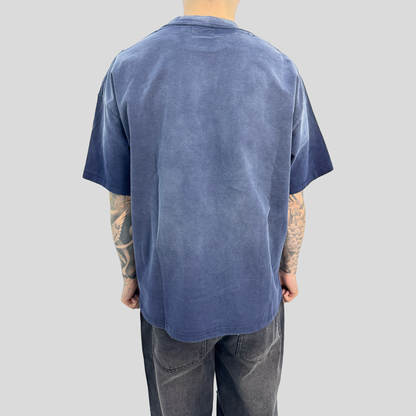 KNOCKOUT T-SHIRT WASHED NAVY