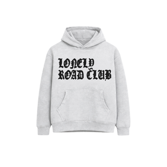 GREY SPELL-OUT HOODIE
