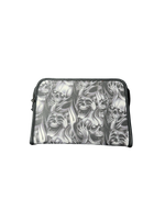 ALL OVER SKULL PRINT CASH BAG