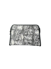ALL OVER SKULL PRINT CASH BAG