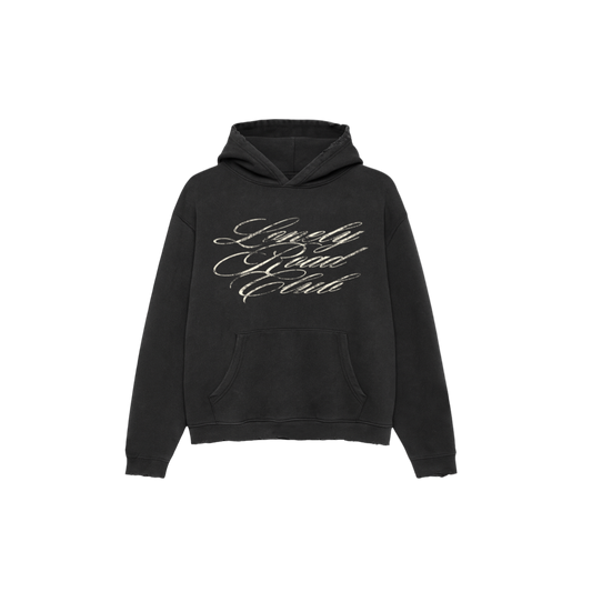 WASHED HEAVYWEIGHT SCRIPT HOODIE