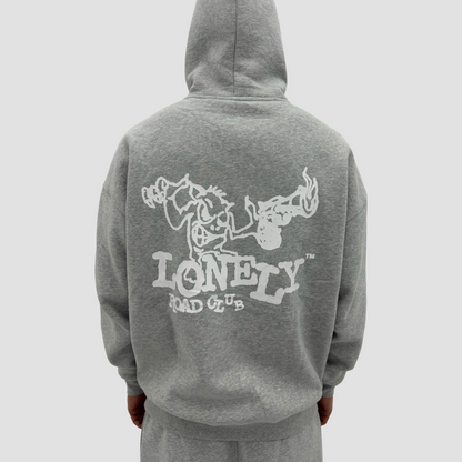 GREY OUTLAW PULLOVER HOODIE