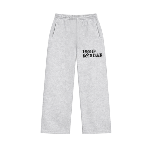 GREY SPELL-OUT SWEATPANTS