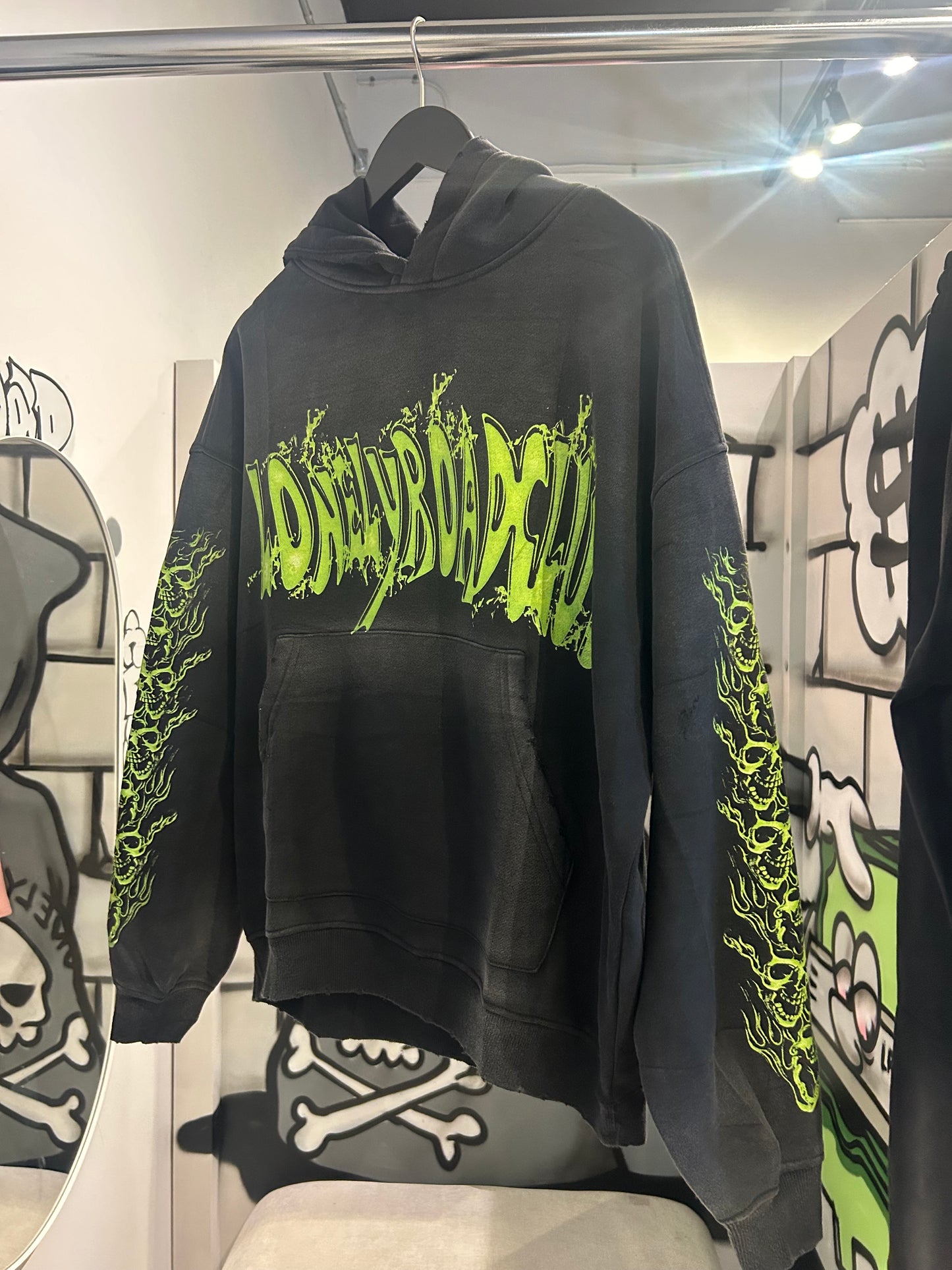 SLIME WASHED PULLOVER HOODIE