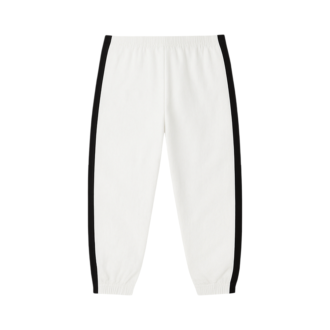 3D LOGO NYLON PANTS WHITE