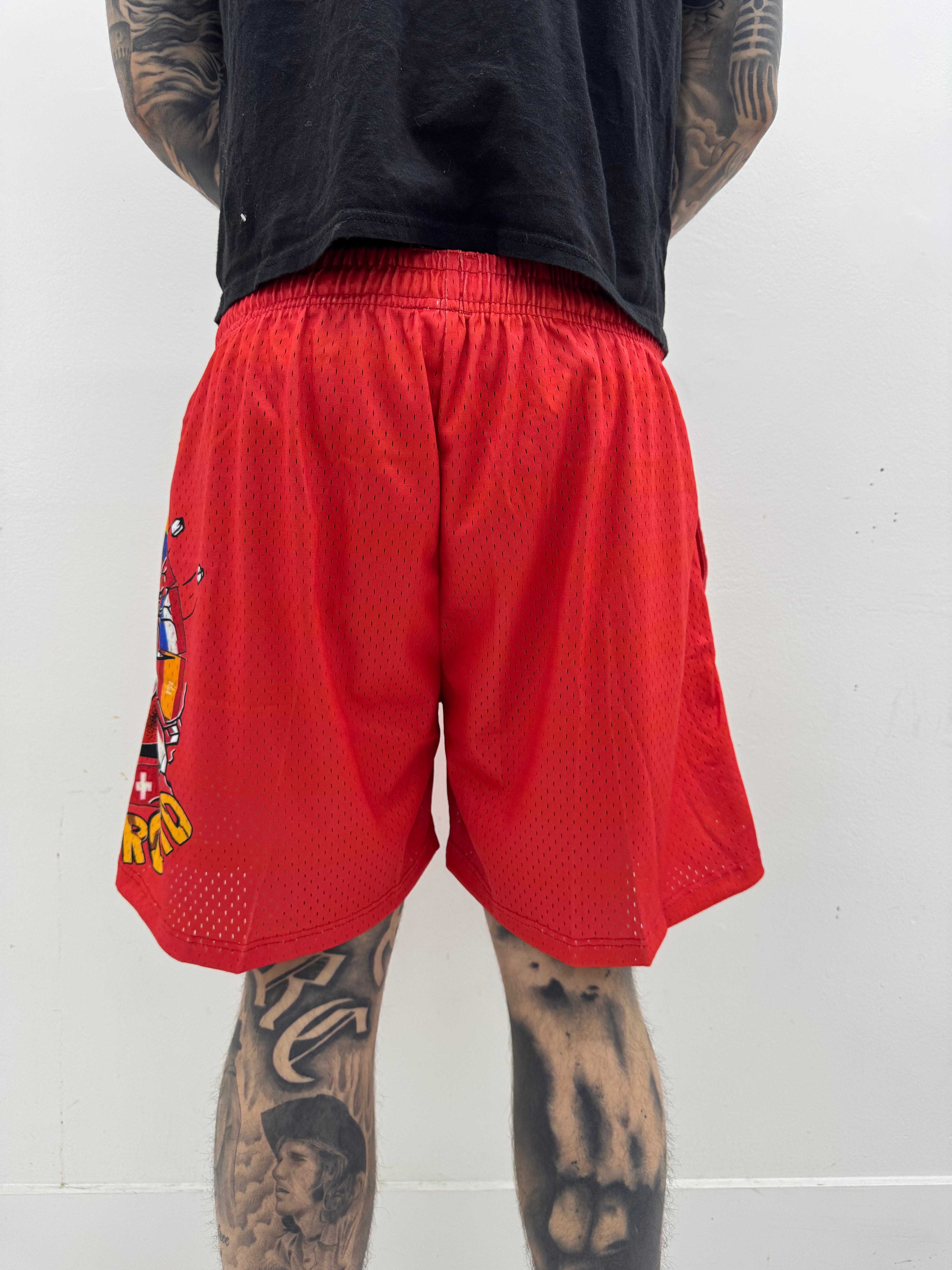 CHAMPIONSHIP MESH SHORTS RED
