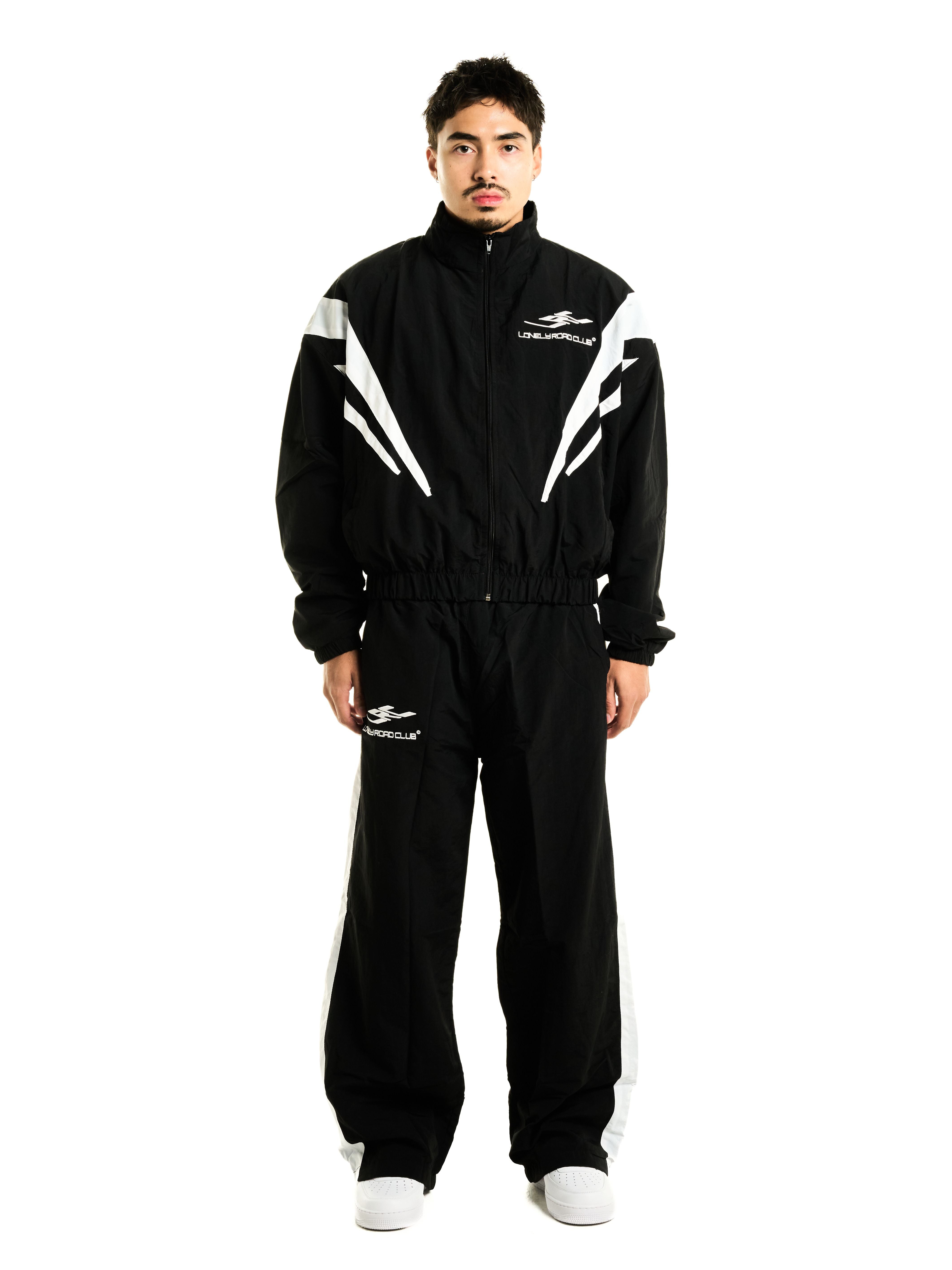 3D LOGO NYLON JACKET BLACK