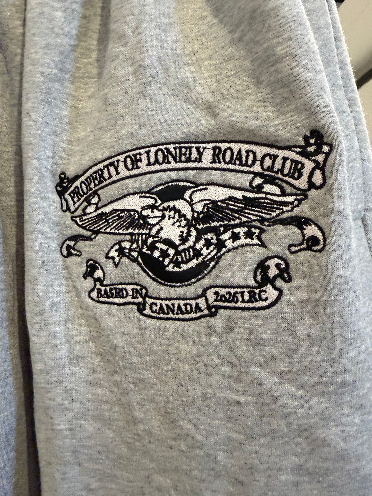 WAR SWEATPANTS EMBROIDERED GREY