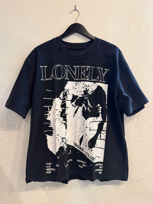 ADDICTION WASHED T-SHIRT BLACK