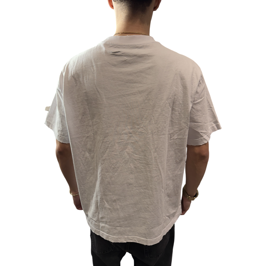 EMBROIDERED LOGO T-SHIRT WHITE