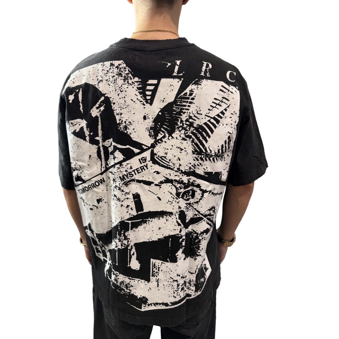 ADDICTION WASHED T-SHIRT BLACK