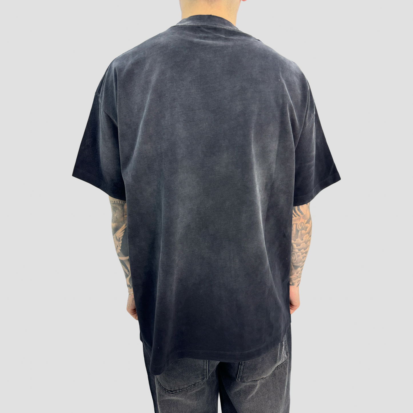 HIDDEN VISION WASHED T-SHIRT BLACK