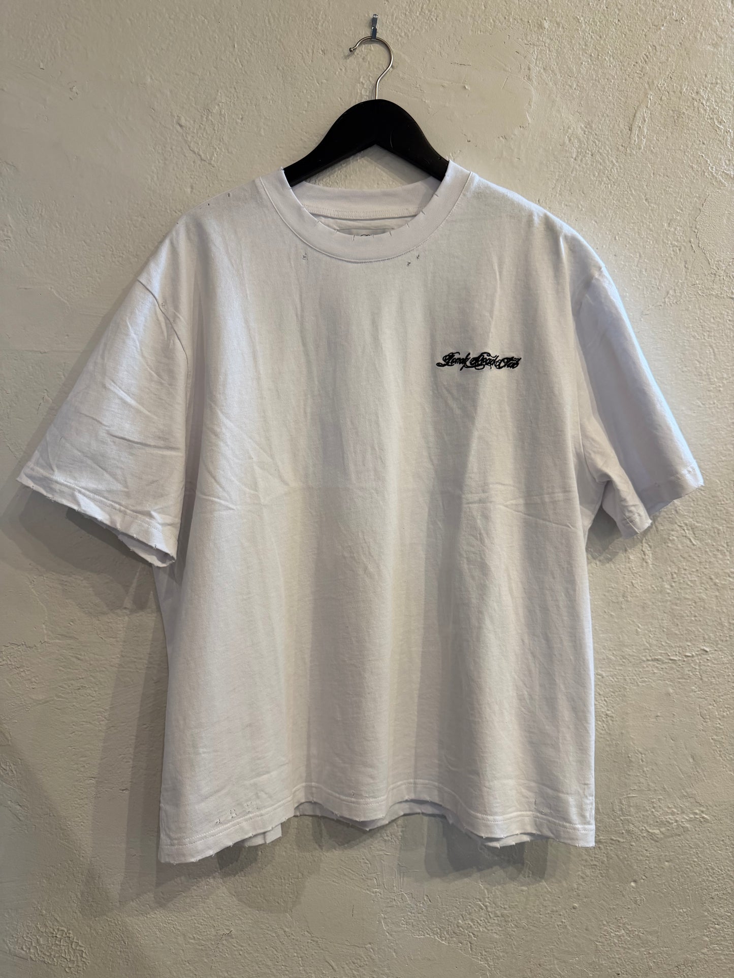 EMBROIDERED LOGO T-SHIRT WHITE