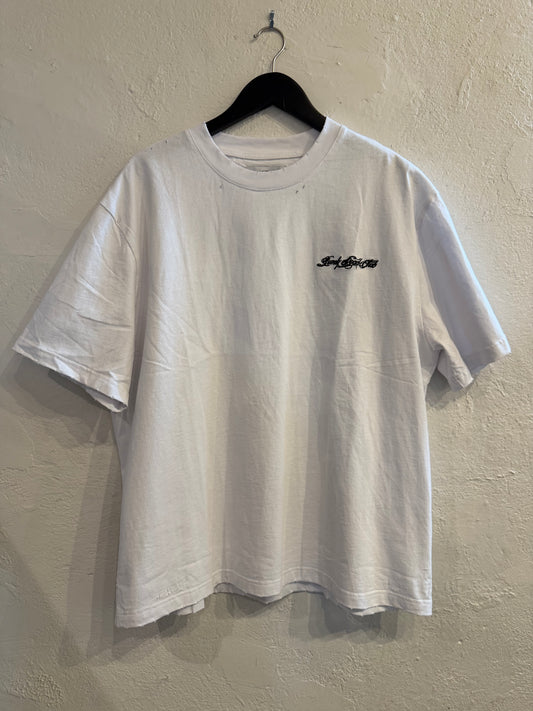 EMBROIDERED LOGO T-SHIRT WHITE