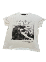 LOST MYSELF IN THE CHOAS SLUB T-SHIRT VINTAGE DISTRESSED