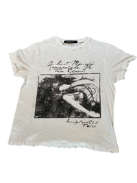 LOST MYSELF IN THE CHOAS SLUB T-SHIRT VINTAGE DISTRESSED