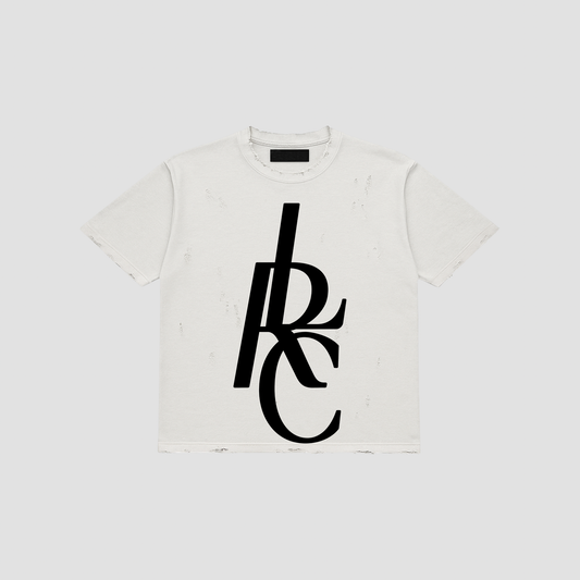 LRC STACKED LOGO T-SHIRT WHITE