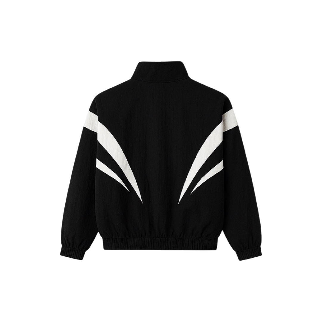 3D LOGO NYLON JACKET BLACK