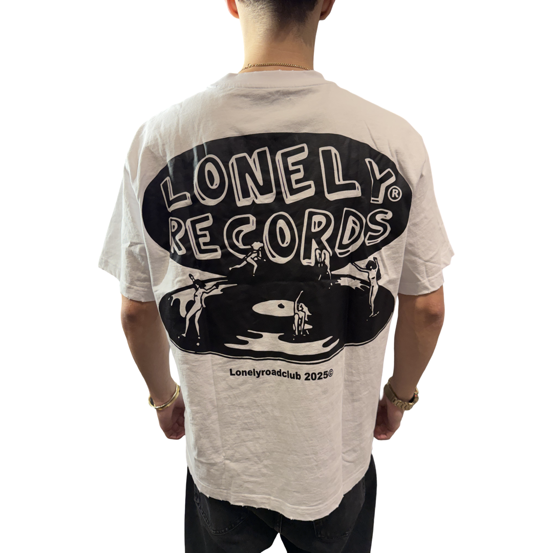 LONELY RECORDS T-SHIRT WHITE