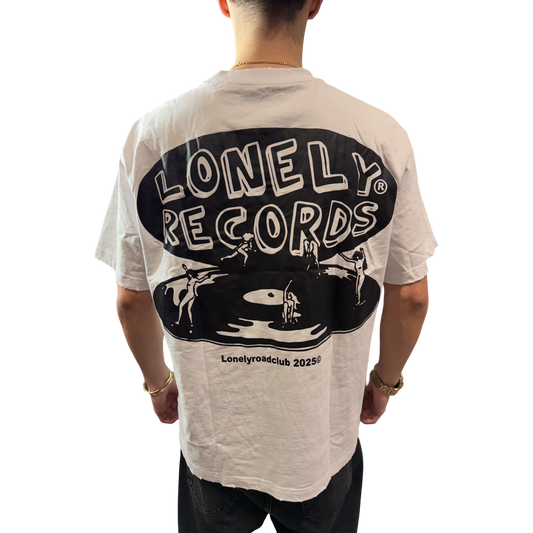LONELY RECORDS T-SHIRT WHITE