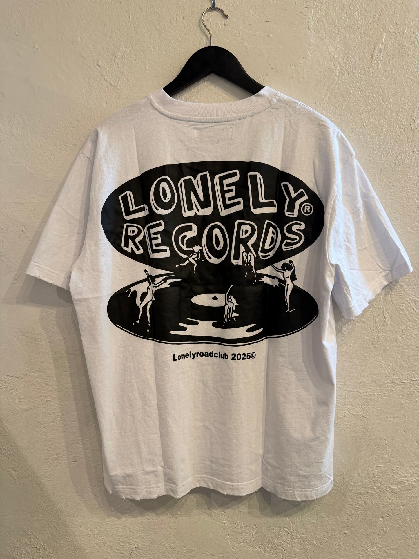LONELY RECORDS T-SHIRT WHITE