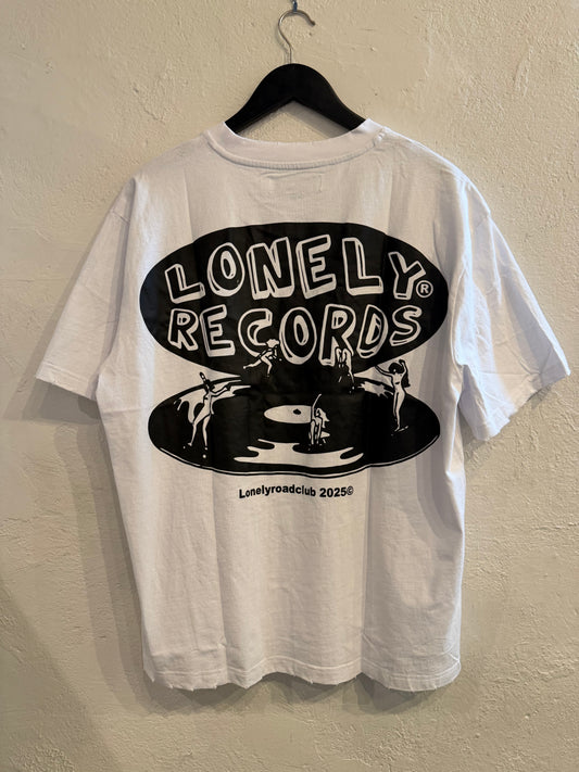 LONELY RECORDS T-SHIRT WHITE