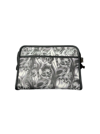 ALL OVER SKULL PRINT CASH BAG