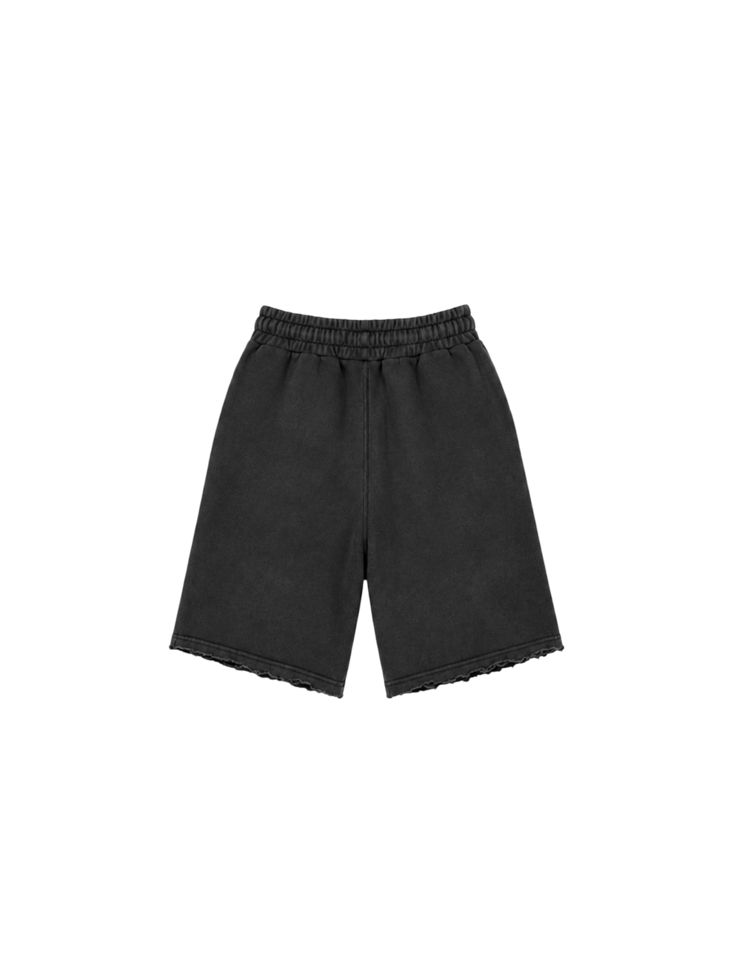 SKULL BAGGY WASHED SHORTS BLACK