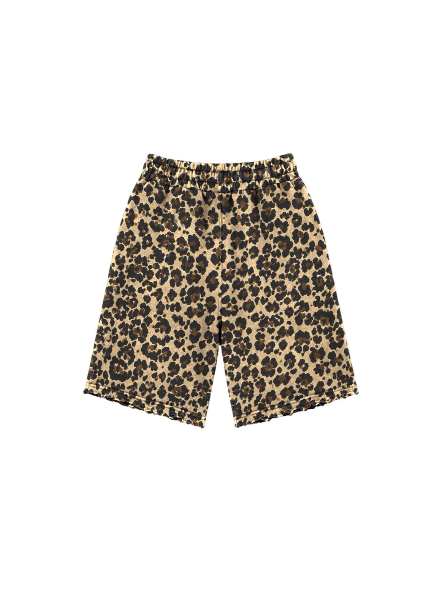 SKULL CHEETAH BAGGY SHORTS