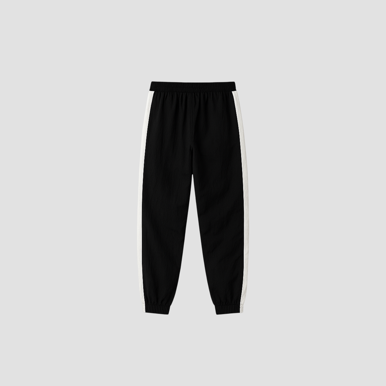 3D NYLON LOGO PANTS BLACK