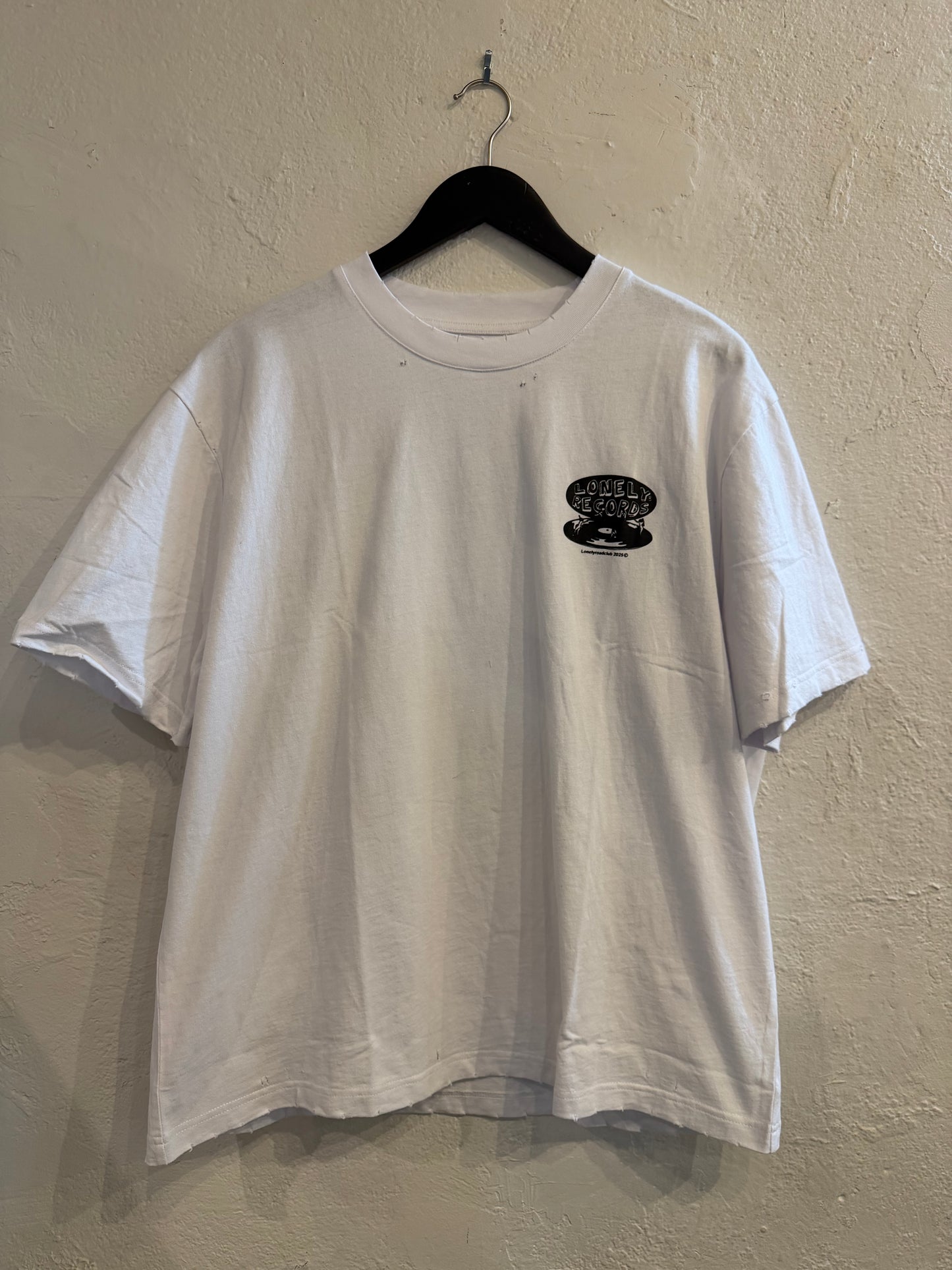 LONELY RECORDS T-SHIRT WHITE