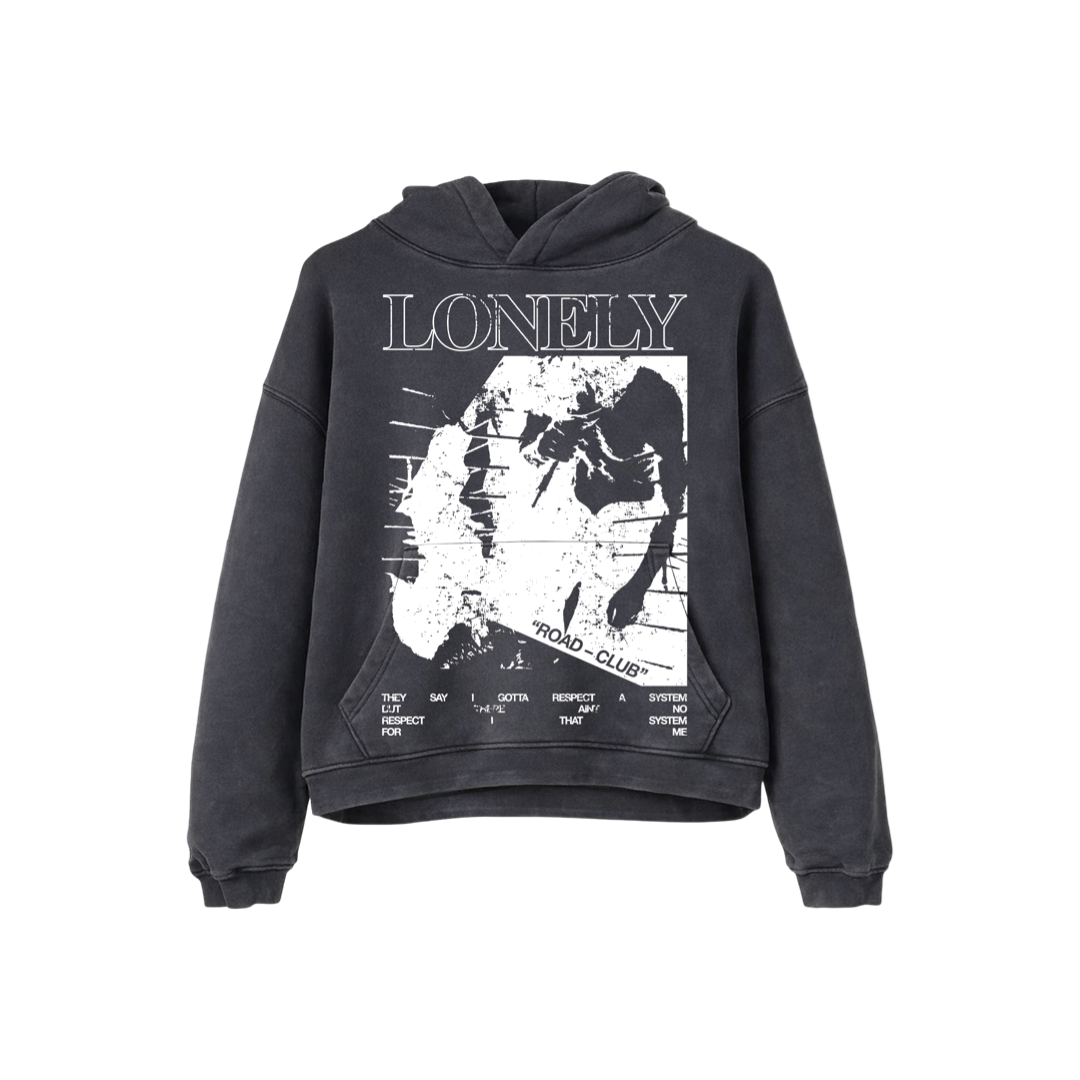 ADDICTION HOODIE WASHED PULL-OVER HOODIE