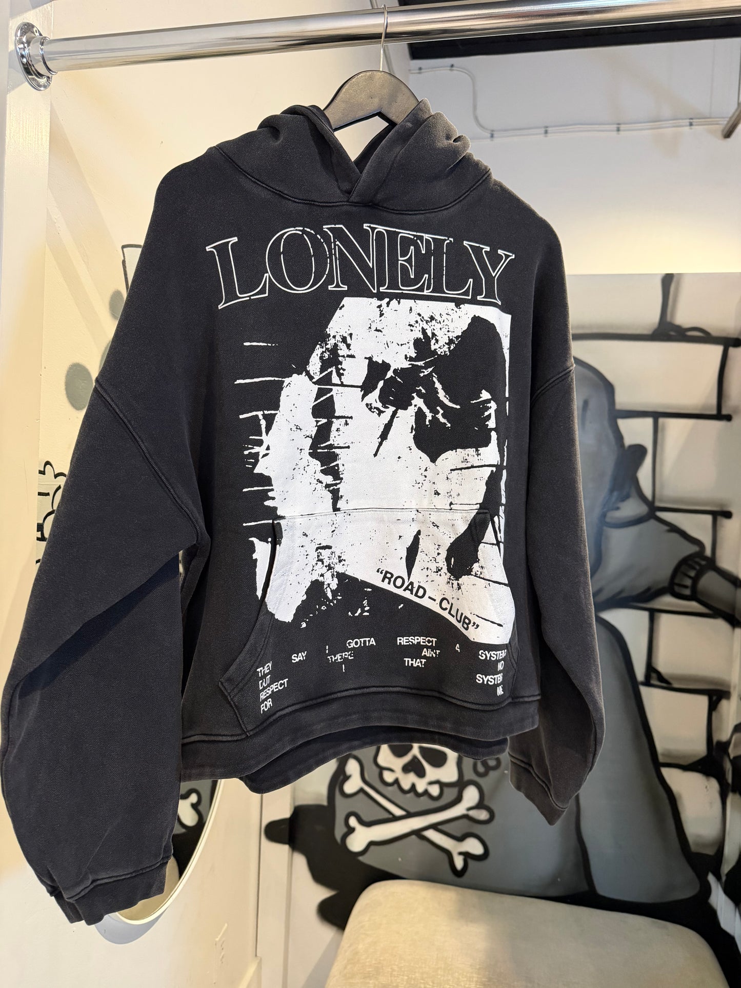 ADDICTION HOODIE WASHED PULL-OVER HOODIE