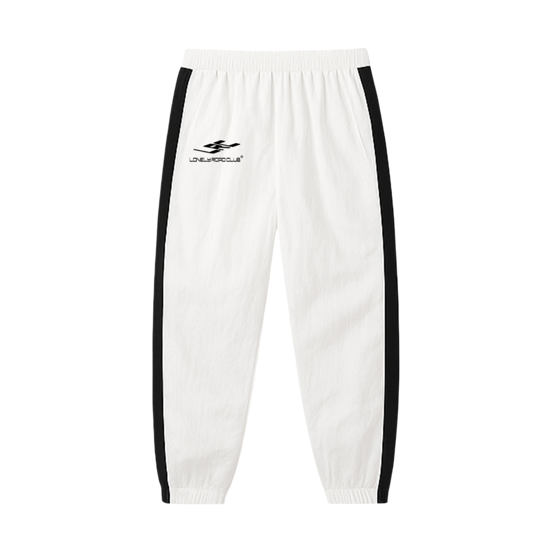 3D LOGO NYLON PANTS WHITE
