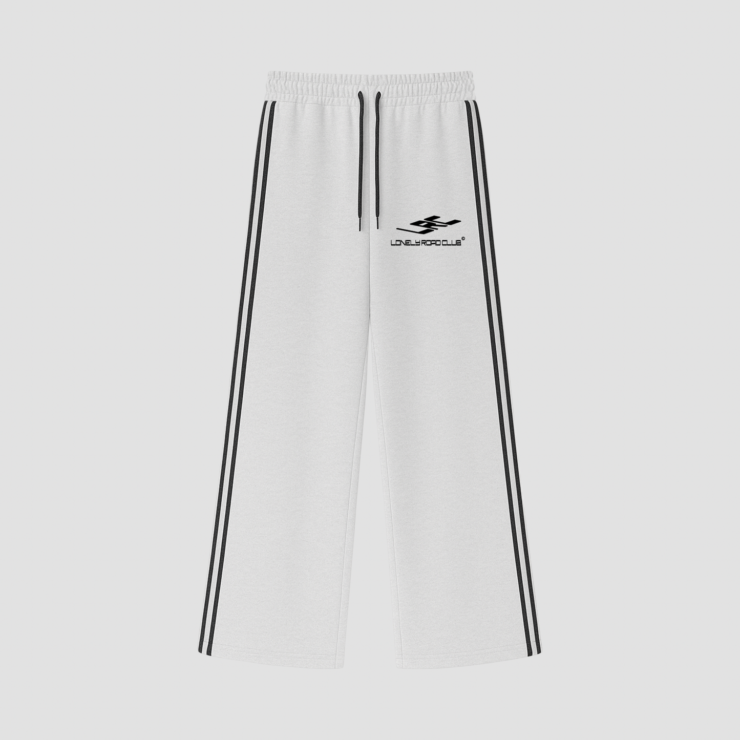 3D STRIPED SWEATPANTS GREY