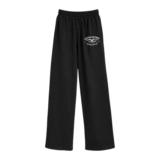 WAR SWEATPANTS EMBROIDERED BLACK