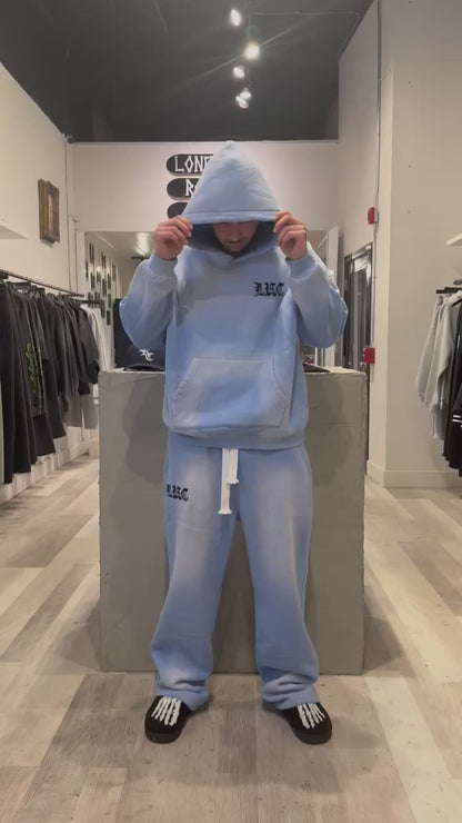 BABY BLUE EMBROIDERED LRC SWEATPANTS